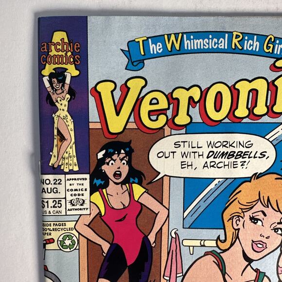 Veronica 22 1992 Archie Comics Crystal the New Age Girl Good Condition - Picture 4 of 7